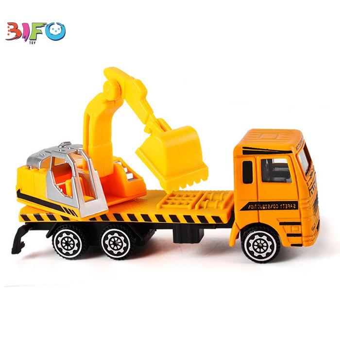 Xe máy cẩu hợp kim City Builder size nhỏ cho bé