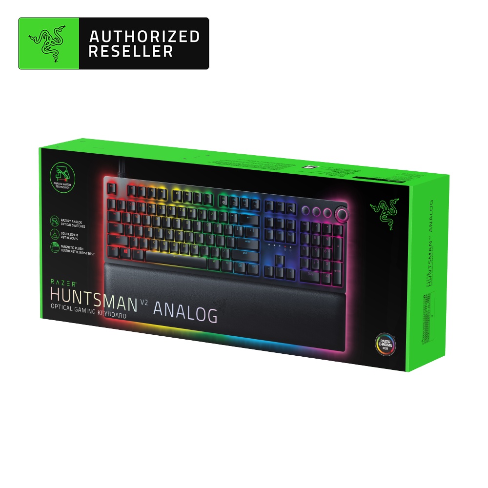 Bàn phím Razer Huntsman V2 Analog - US Gaming Keyboard (Hàng chính hãng)