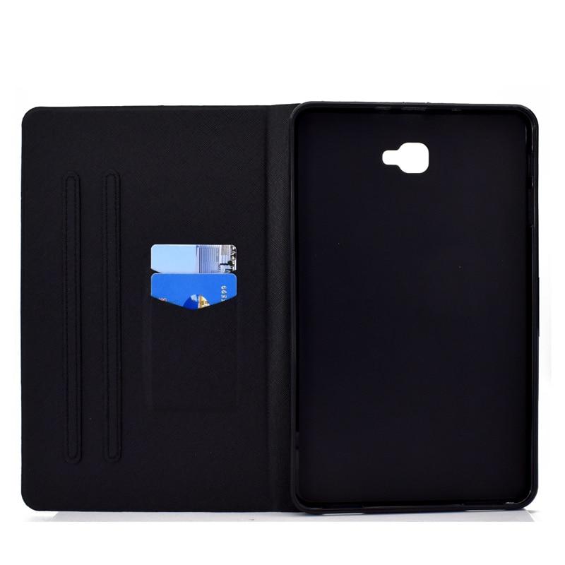 Bao Da Họa Tiết Chú Mèo Dễ Thương Cho Samsung Galaxy Tab A6 10.1 A 2016 Sm-T580 T585