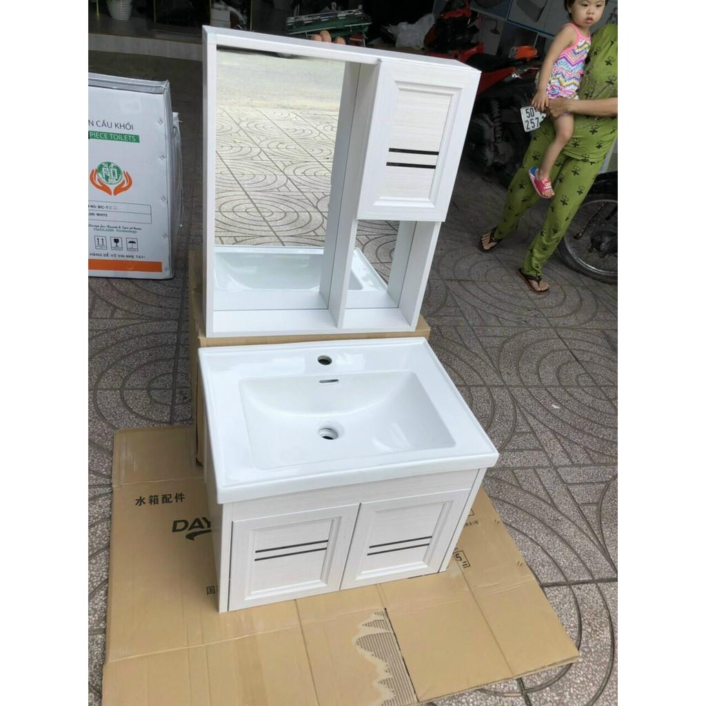 LAVABO TỦ SANG TRỌNG CHO NHÀ TẮM CHẤT LIỆU NHÔM CAO CẤP