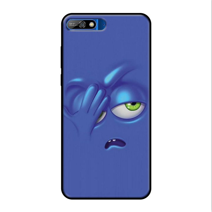 Ốp lưng điện thoại Huawei Y7 Pro 2018 viền silicon dẻo TPU  hình Emoji - Đa Cảm Xúc - Hàng chính hãng