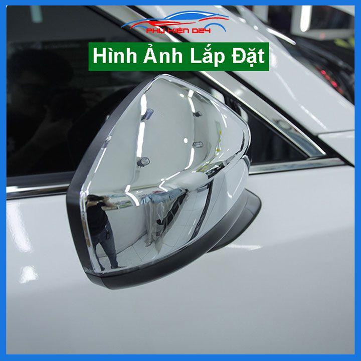 Ốp gương Mazda CX5 2018-2019-2020-2021-2022 mạ crom bảo vệ chống trầy trang trí làm đẹp xe