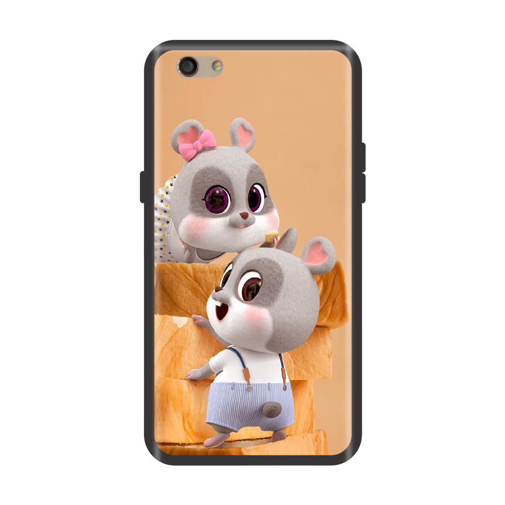 Ốp lưng TPU viền dẻo cho điện thoại OPPO F3 PLUS Hình Chuột Tết 2020 - Mẫu 24