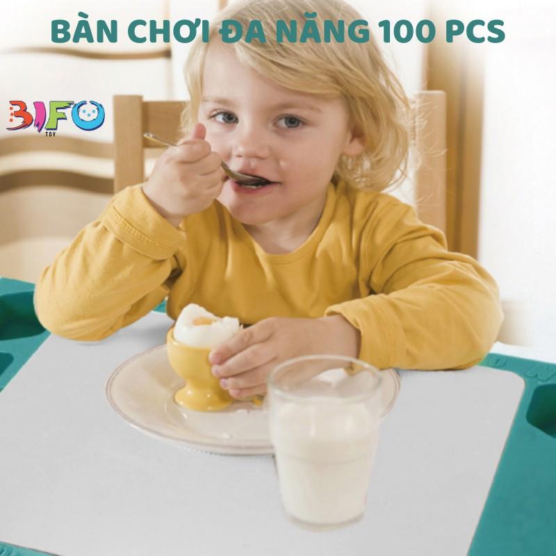 Combo bàn chơi xếp hình đa năng cho bé vui chơi học tập