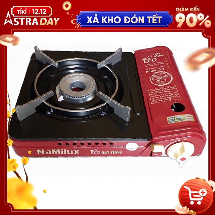 Bếp Ga Mini Chống Cháy Nổ Namilux PL1911PF Van Inline-Cut Tự Động Ngắt Ga Trong - Hàng Chính Hãng