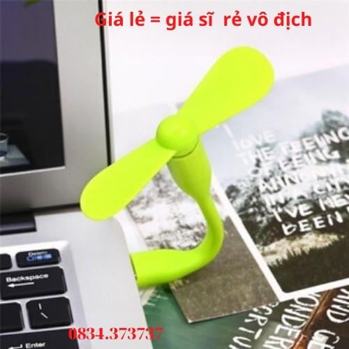 giá sĩ = giá lẻ Quạt mini 2 cánh rời cổng USB được chọn màu theo ý thíchuạt Usb Mini 2 Cánh - Uốn Dẻo, Cánh Rời, Siêu Má