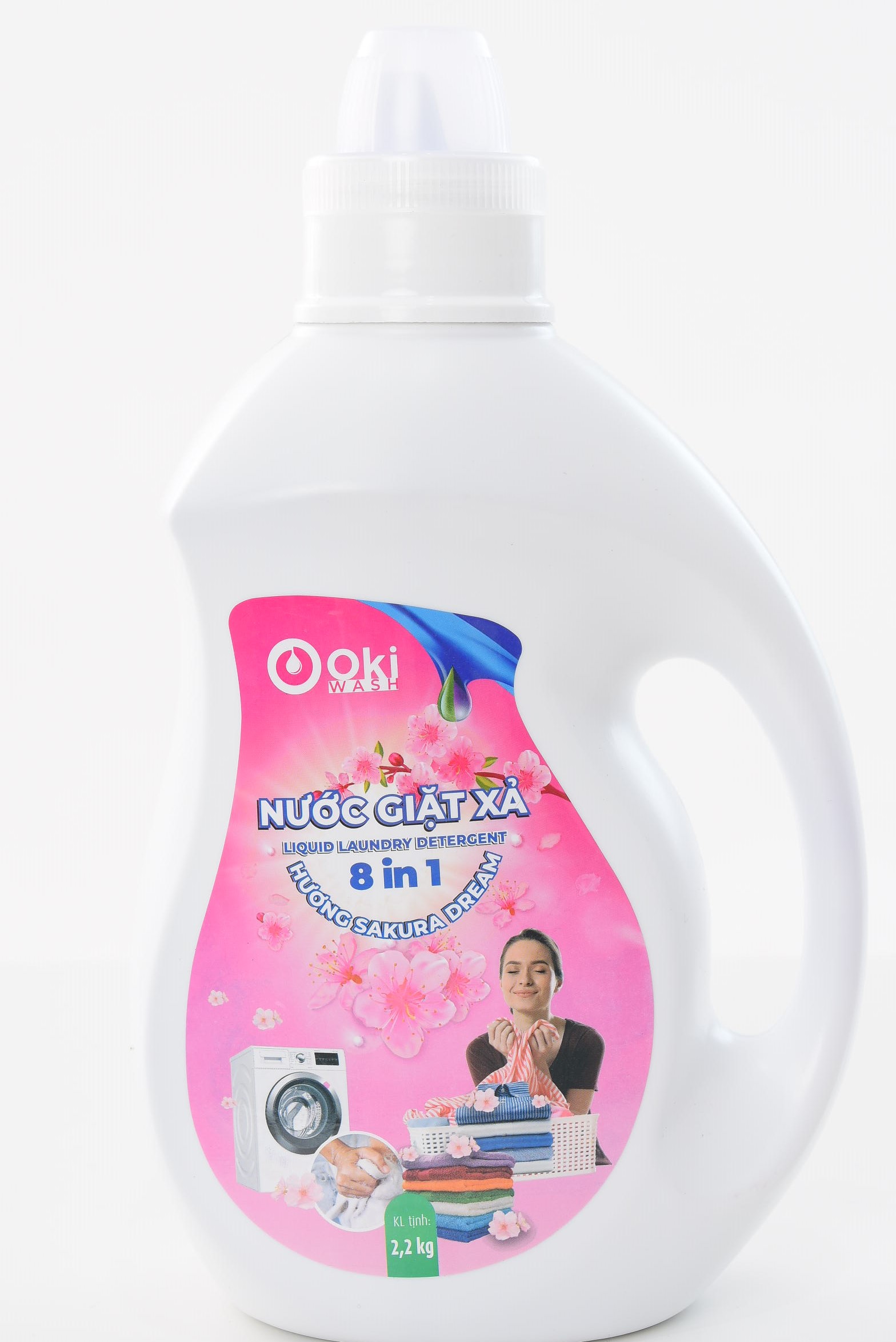 Nước giặt xả Hương SAKURA DREAM 2.2kg Oki wash