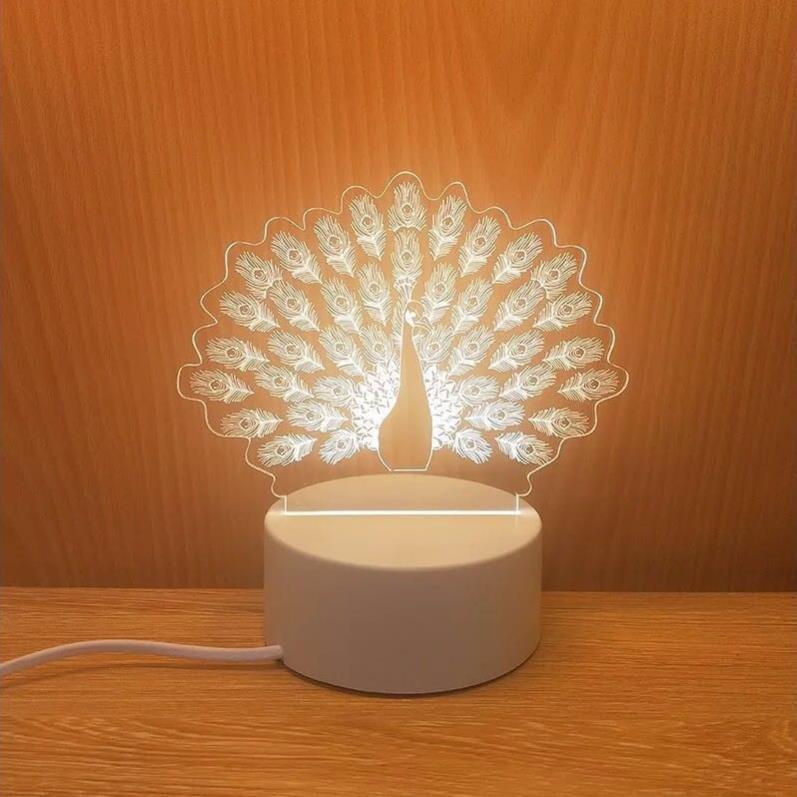 đèn ngủ led 3d - trang trí bàn - quà tặng độc đáo
