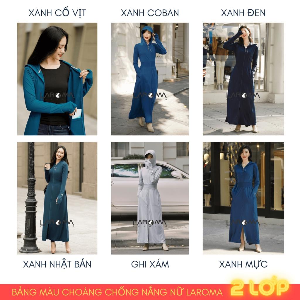 Choàng Chống Nắng Nữ Coolair Laroma| UPF50+ | Vải Thơm | Làm Mát | Thời Trang | Đa Dụng