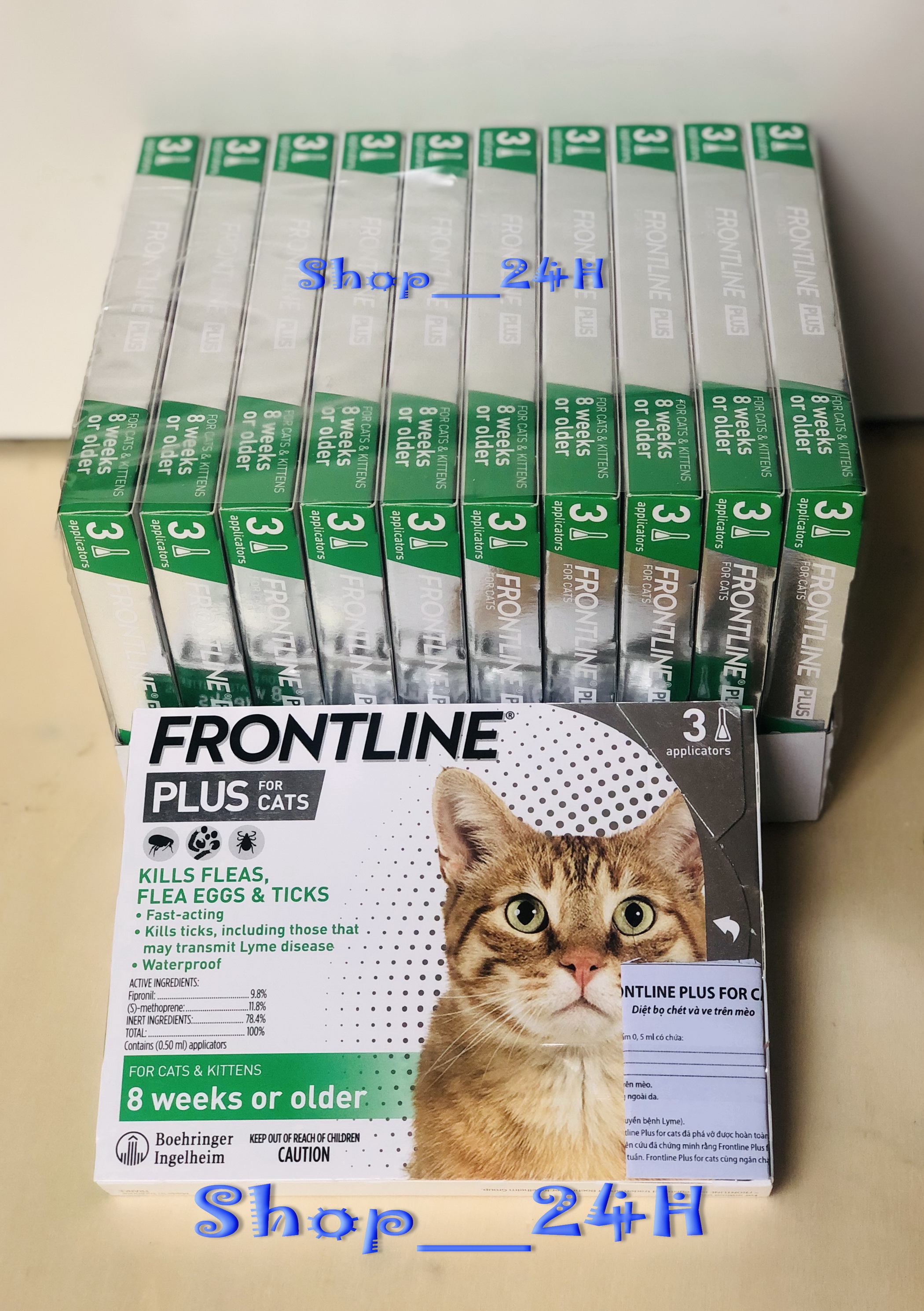 Frontline Plus là sản phẩm chăm sóc sức khỏe mèo tuyệt vời với khả năng tiêu diệt các loại ký sinh trùng đáng nguy hiểm. Hãy theo dõi hình ảnh và trải nghiệm sản phẩm thú vị này.