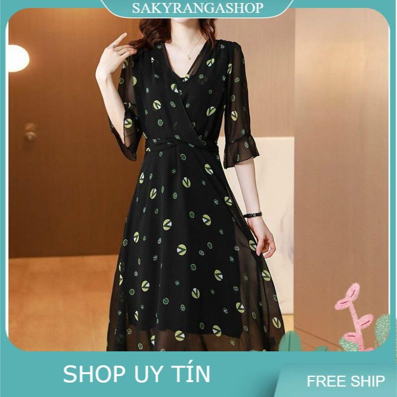HÀNG NHẬP - ĐẦM VOAN TAY LOE