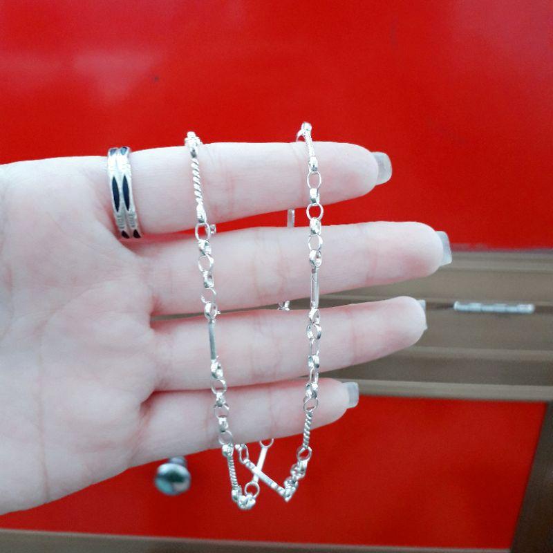 Dây chuyền bạc bé trai 40cm  YN JEWELRY