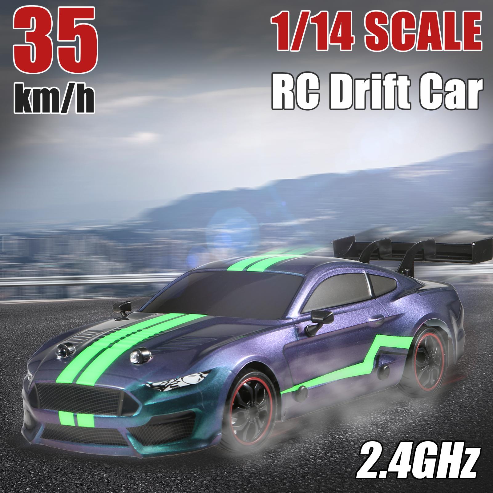 Xe Đồ Chơi Điều Khiển Từ Xa 80019 Rc Tỉ Lệ 1/14 2.4Ghz 4Wd 35Km/H Tốc Độ Cao Với Hai Loại Lốp Nhẹ Rc Drift Car