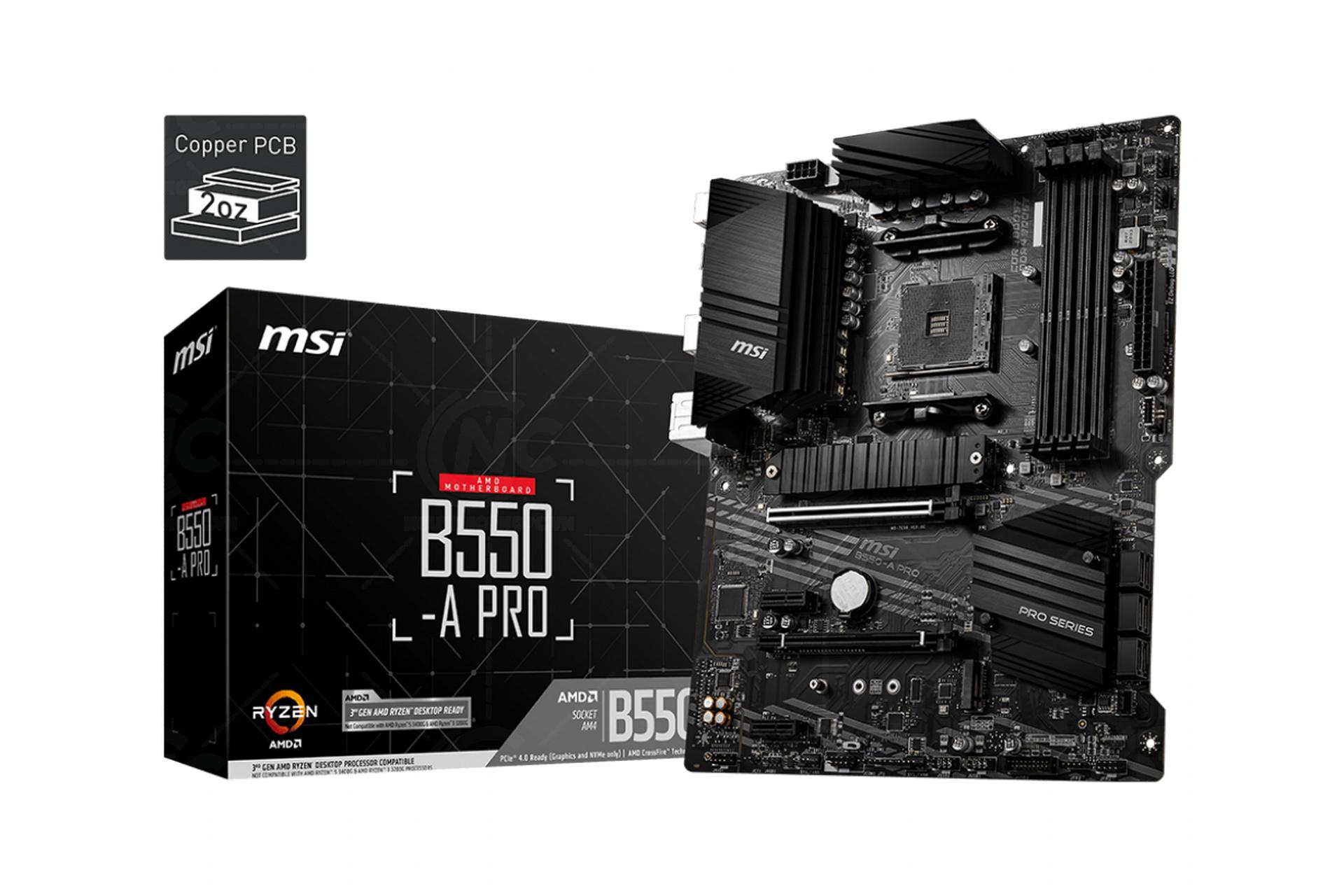 Bo mạch chủ Mainboard MSI B550-A PRO Socket AM4 - Hàng Chính Hãng