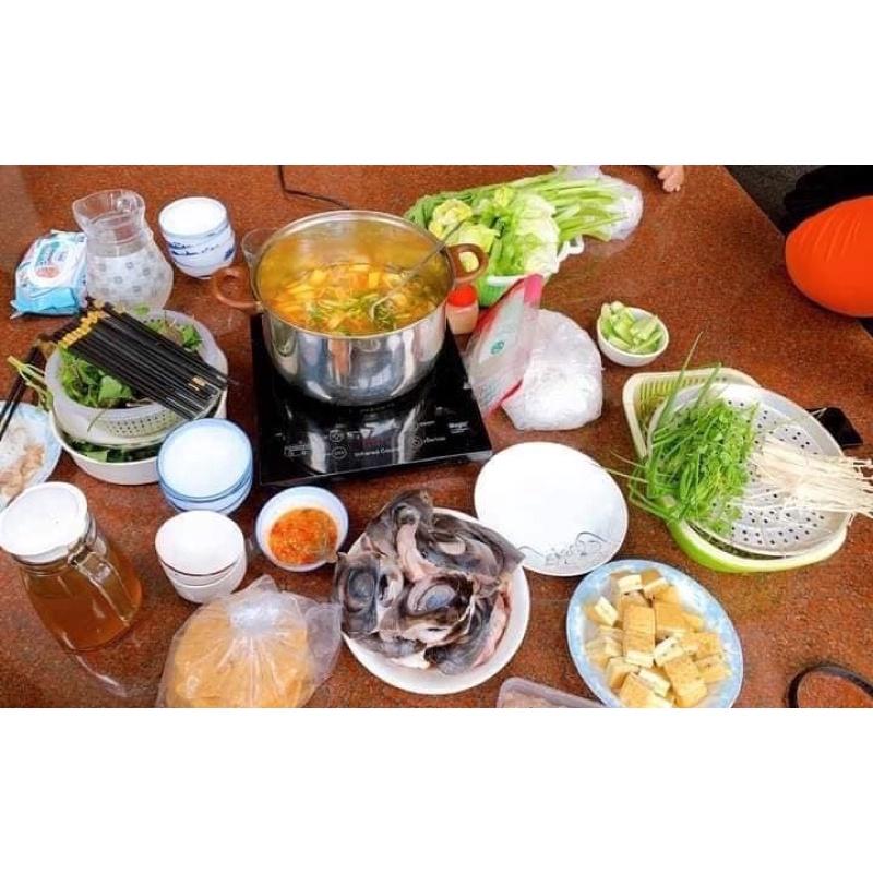 Mắt cá ngừ đại dương nấu lẩu canh chua chưng tiềm bổ dưỡng - 1kg