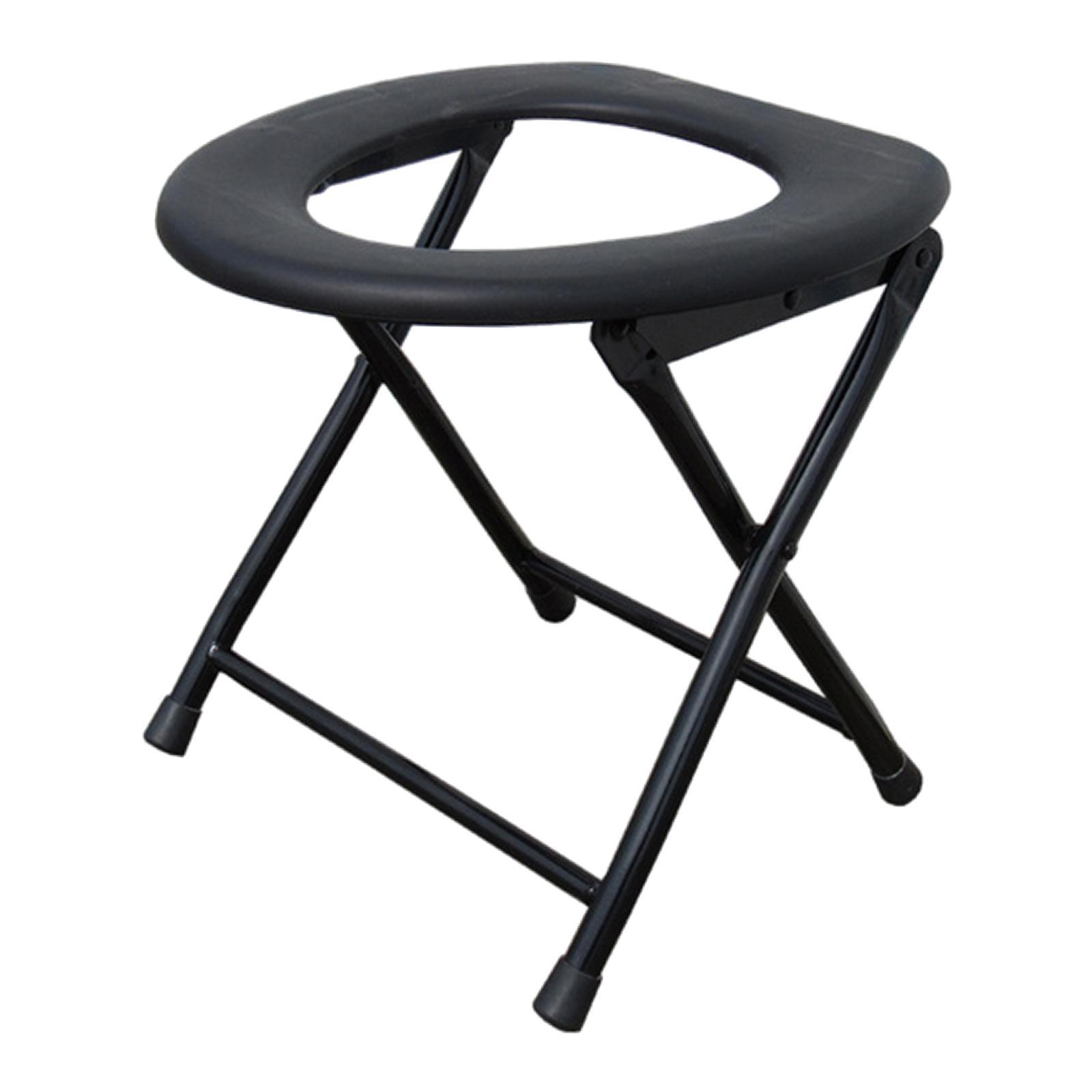Camping Toilet Seat Commodes Chair Folding Toilet Chair Seat Chair for Elderly pregnants