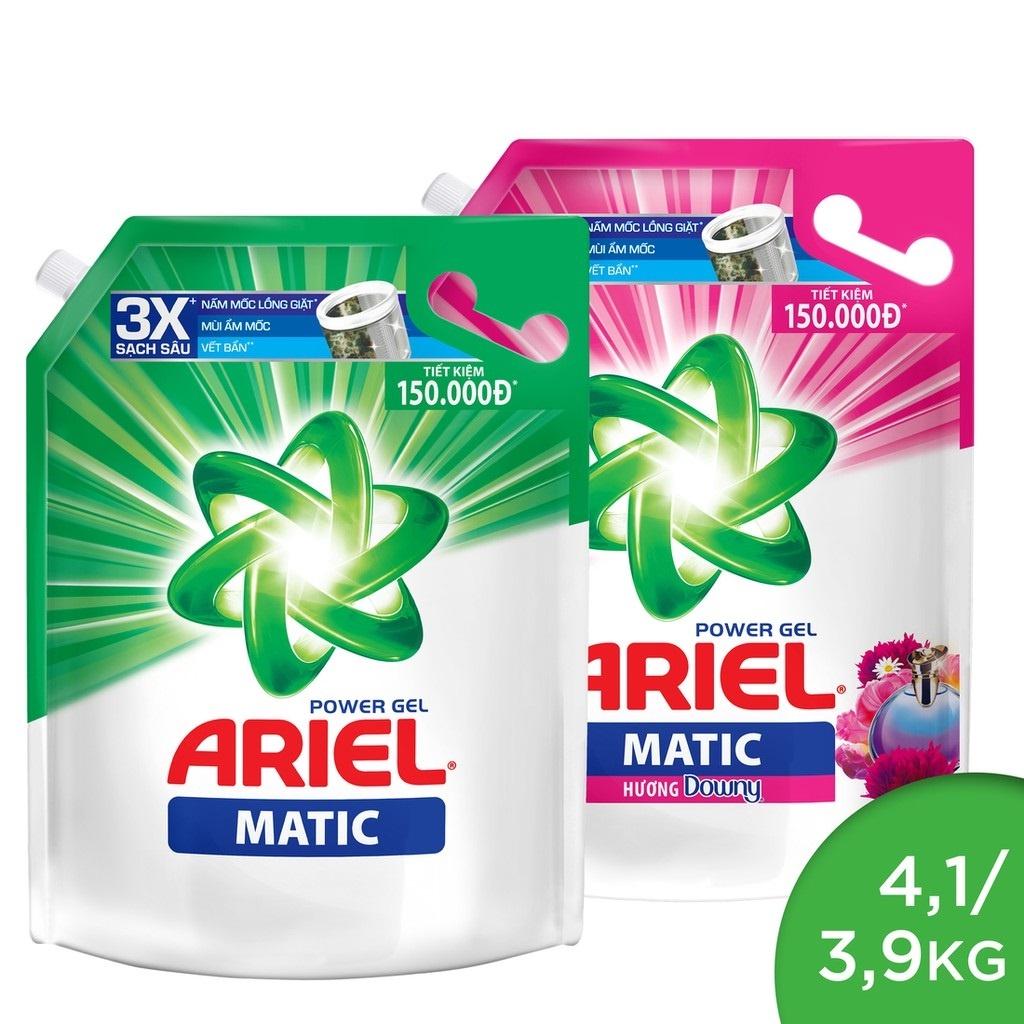 Nước Giặt Ariel Matic Hương Nắng Mai 4.1kg/túi