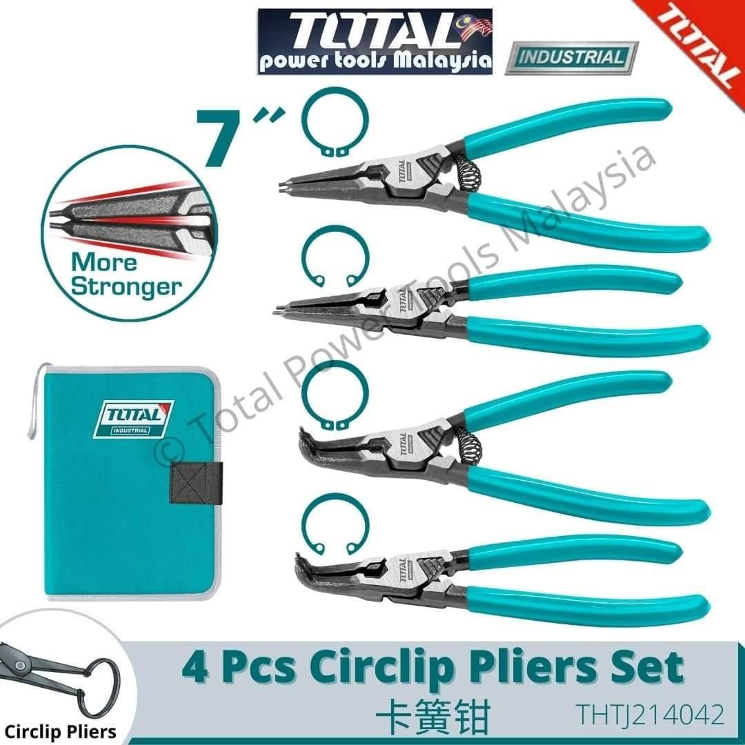 BỘ 4 KÌM MỞ PHE 125MM TOTAL THTJ214041 - HÀNG CHÍNH HÃNG