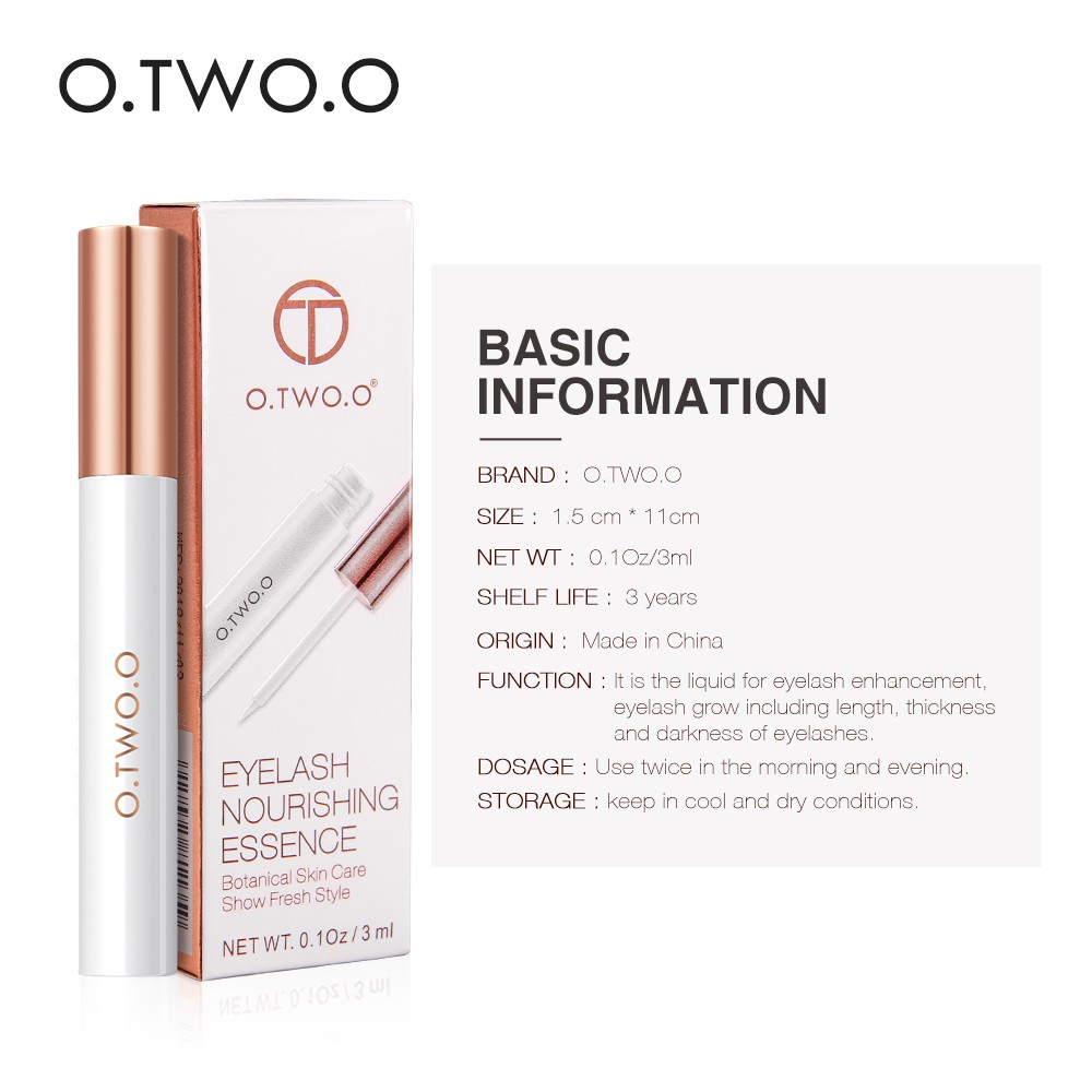 Serum dưỡng làm dài mi O.TWO.O 3ml