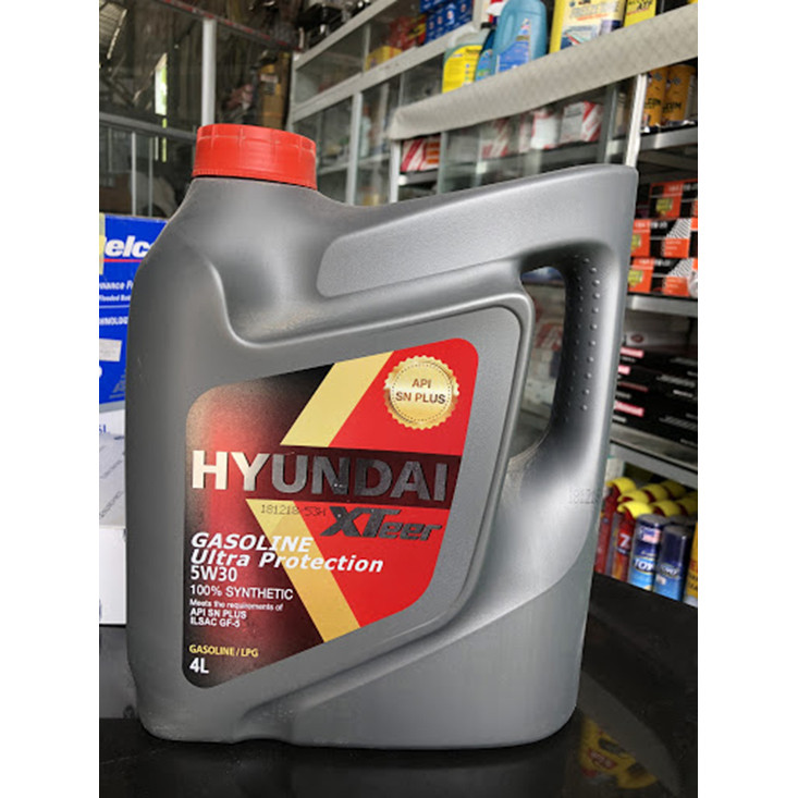 Dầu nhớt ô tô máy xăng Hyundai Gasoline Ultra Protection 5W30 4 lít