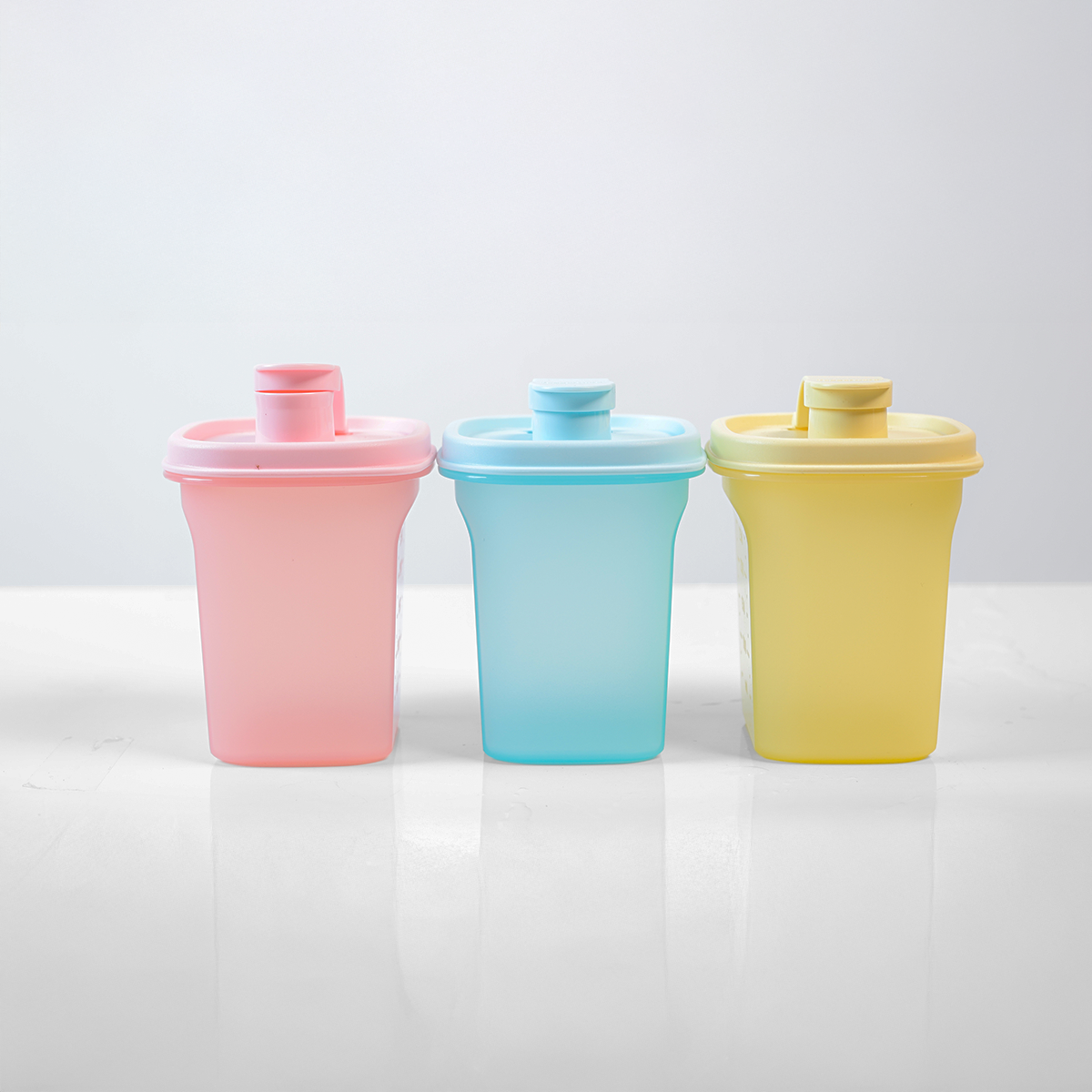Bộ 3 bình đựng nước Tupperware Slim Line Mini 350ml