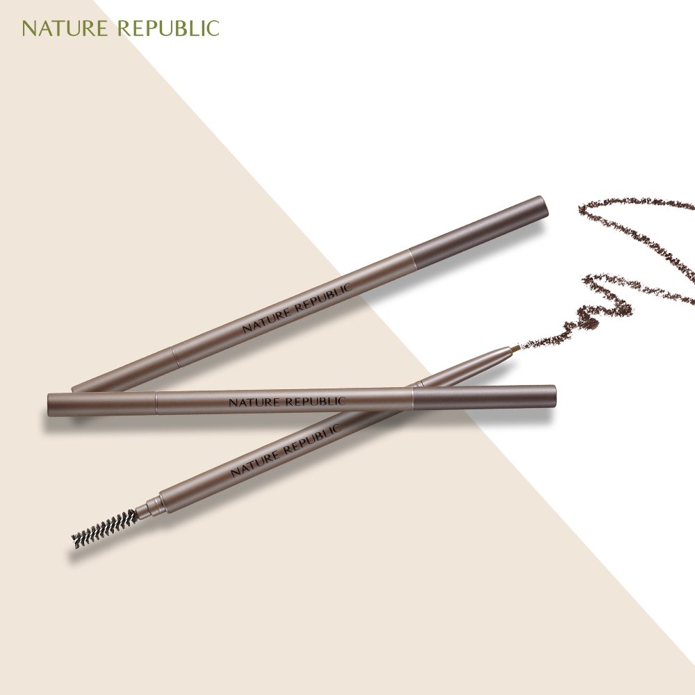 Nature Republic Chì kẻ mày Botanical Micro Slim Brow Pencil 0.08g