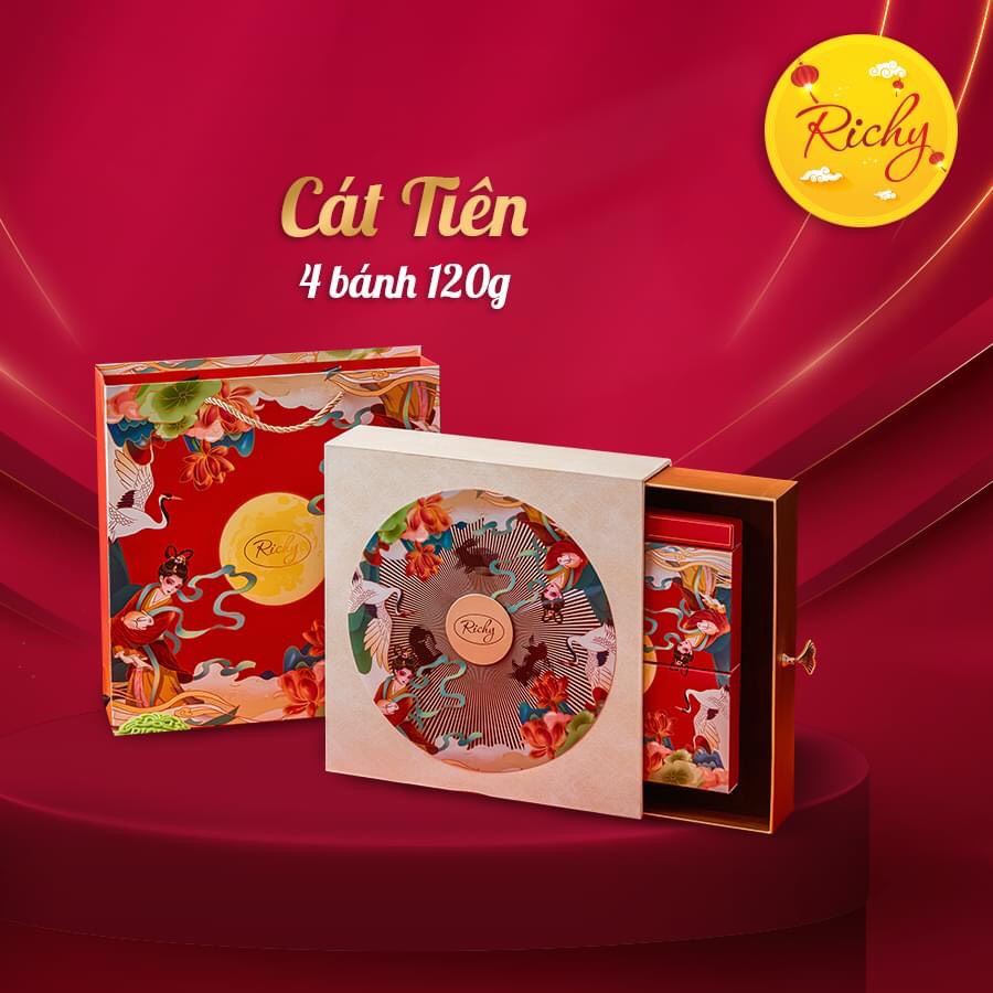 Bánh trung thu Richy cao cấp - bộ Cát Tiên