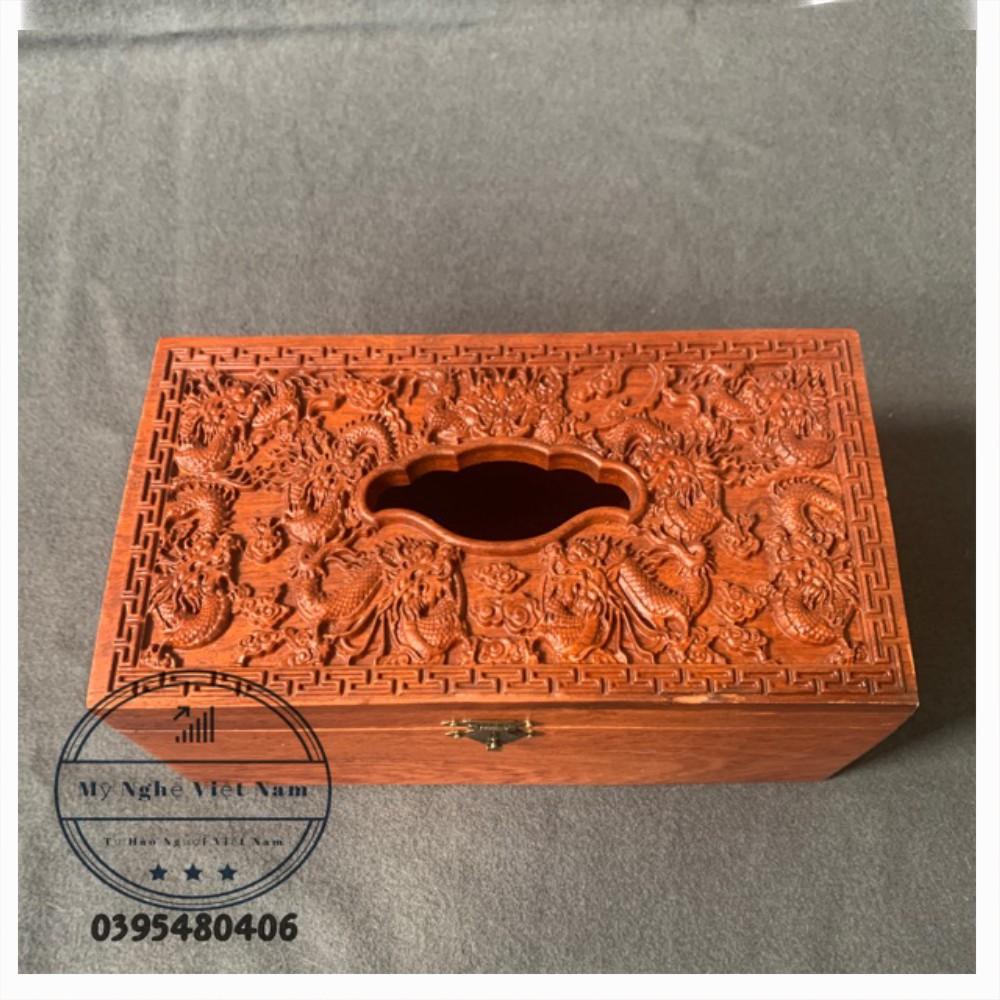 Hộp giấy Cửu Long GỖ HƯƠNG LOẠI ĐẸP