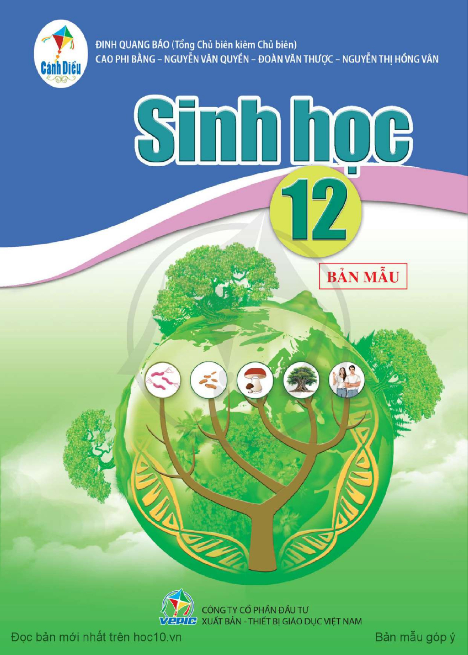 Sách giáo khoa Sinh học 12- Cánh Diều (Kèm bìa nilong bao sách)