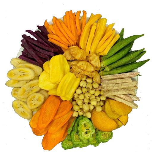 1KG Trái cây sấy khô hàng nguyên miếng loại 1 hiệu SK FOOD