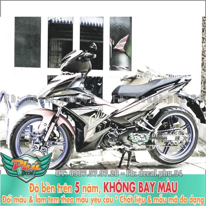 Tem rời Exciter 150 Mx đỏ đen  -1