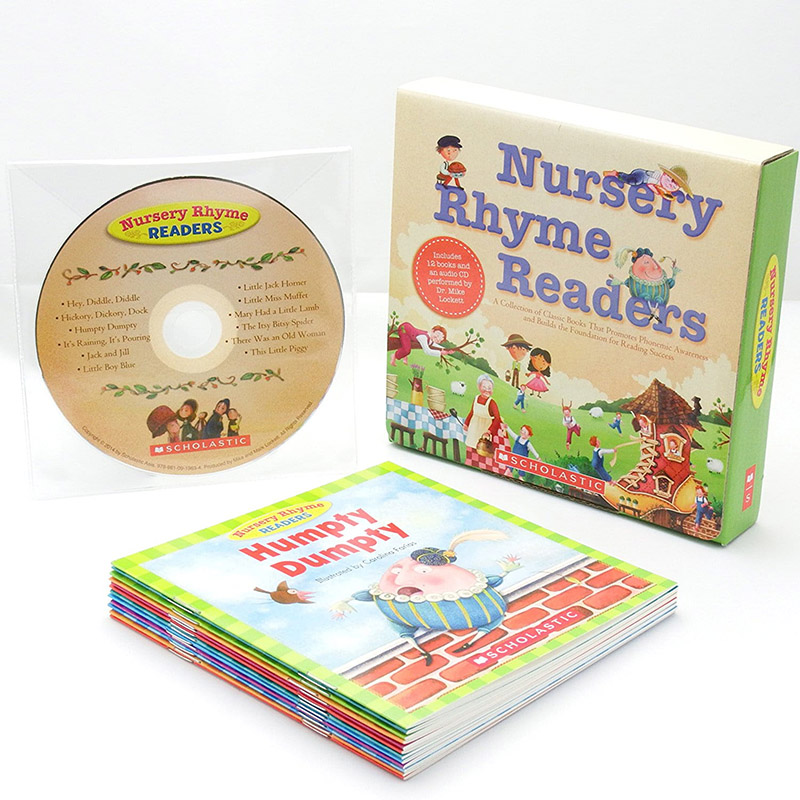 [Hàng thanh lý miễn đổi trả] Nursery Rhyme Readers (Boxed Set With CD)