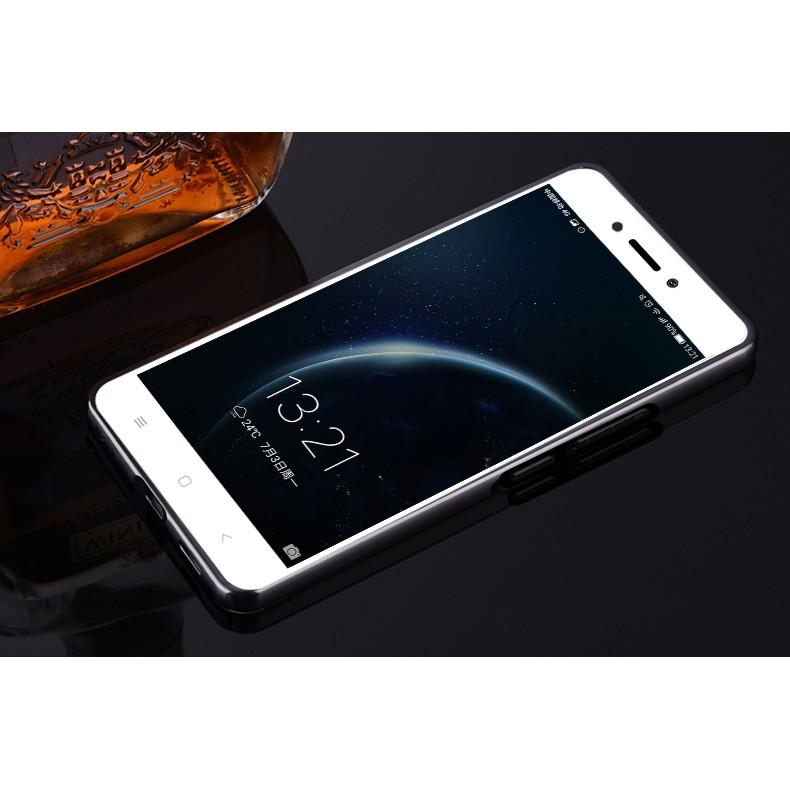 Ốp lưng Xiaomi Redmi Note 4 tráng gương viền kim loại