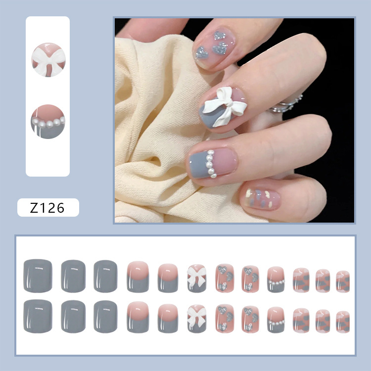 Mộ 24 móng giả đính đá, nail xinh xắn