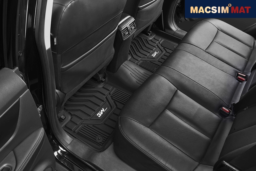 Thảm lót sàn xe ô tô NISSAN X- trail 2013- đến nay Nhãn hiệu Macsim 3W chất liệu nhựa TPE đúc khuôn cao cấp - màu đen.,