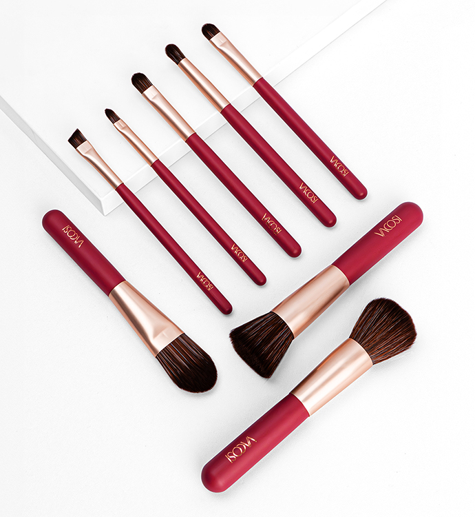 Bộ Cọ Du Lịch 8 Cây &amp; Ví Trang Điểm VACOSI SISTERLAND BRUSH SET - BC31