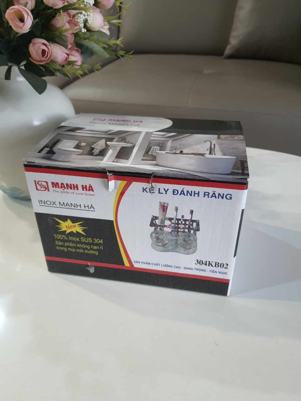 Kệ bàn chải đánh răng Inox 304