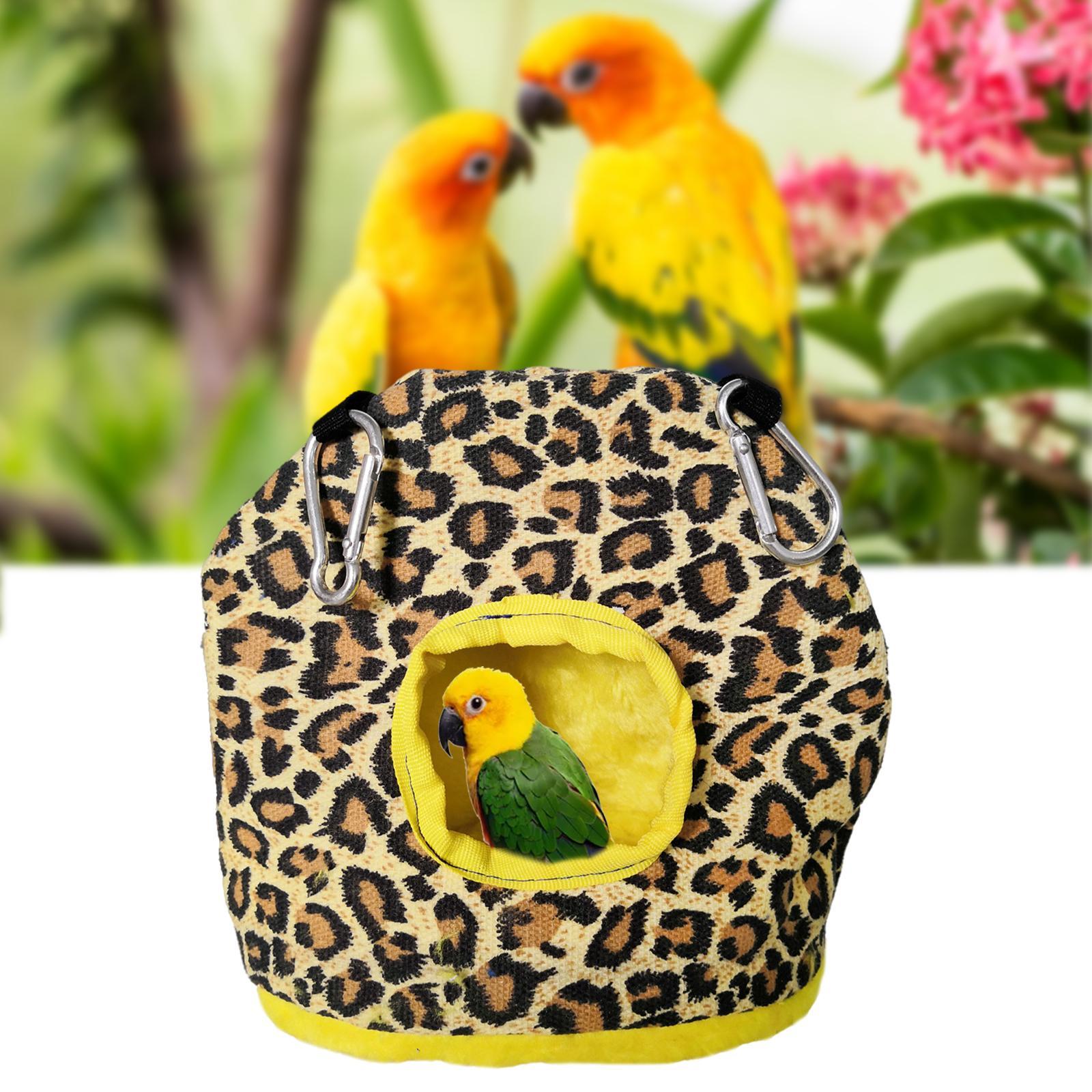 Birds Hammock Hanging Nest Sleeping Bed Swing Toy Parrot House