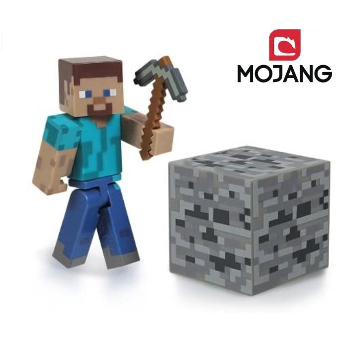 Mô hình đồ chơi Minecraft Steve đào than