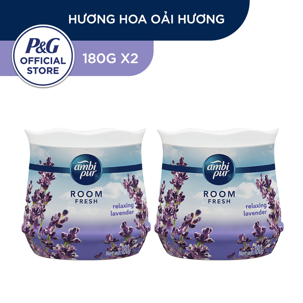 Combo 2 Sáp Thơm Phòng AMBIPUR Hộp 180G x2 Nhiều Mùi Hương