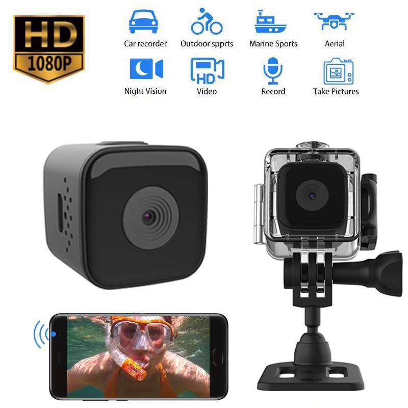 Camera Hành Động Mini Chống Nước Ultra HD Thông Minh 1080P Quay Video Thể Thao Lặn Máy Quay Chống Nước 30M Cho Máy Ảnh