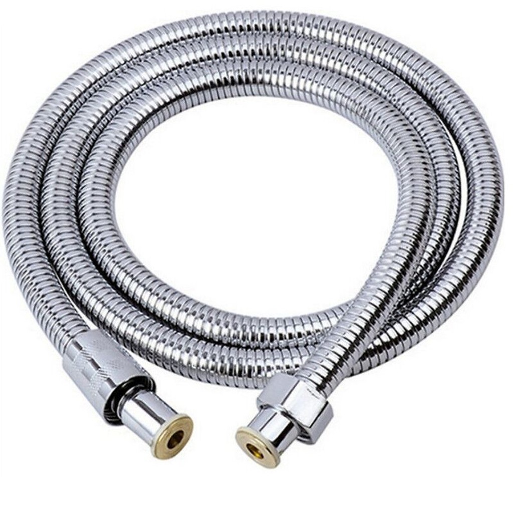 Dây vòi sen nhà tắm INOX 304 1.5M chịu nước nóng 90 độ C, loại inox 304