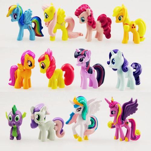 Set 12 ngựa Pony loại lớn 7cm