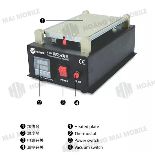 Máy cắt kính gầm thấp SUNSHINE S-918 7in