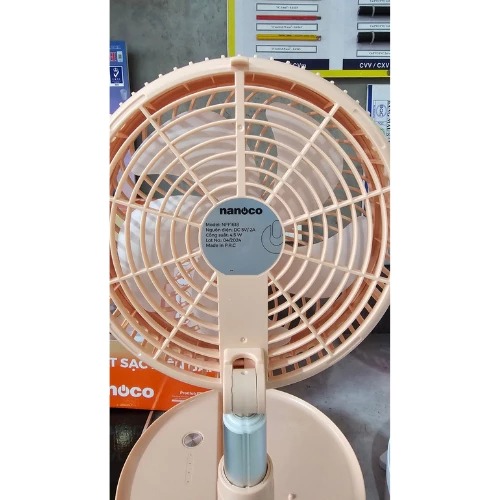 Quạt sạc gấp gọn Nanoco
