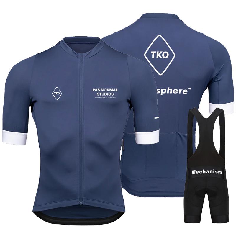 2023 PNS Super New Cycling Shirt Tko Summer nam Sleeve Tay áo không khí quần áo MTB MTB Mountain Race Jersey Set Color: cycling suit 7 Size: XS