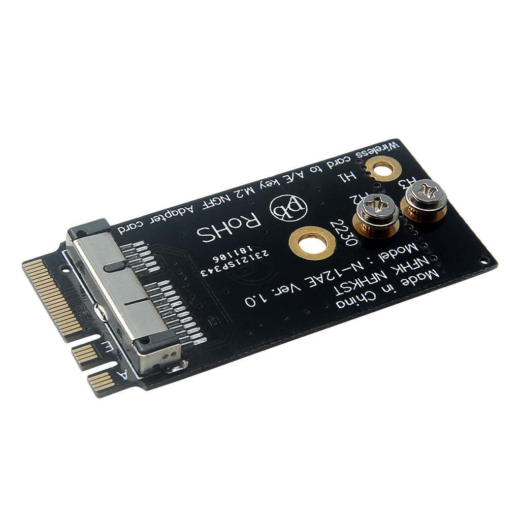 BCM94360CS2/BCM943224PCIEBT2 Card To NGFF Key A/E 2230 Adapter Card