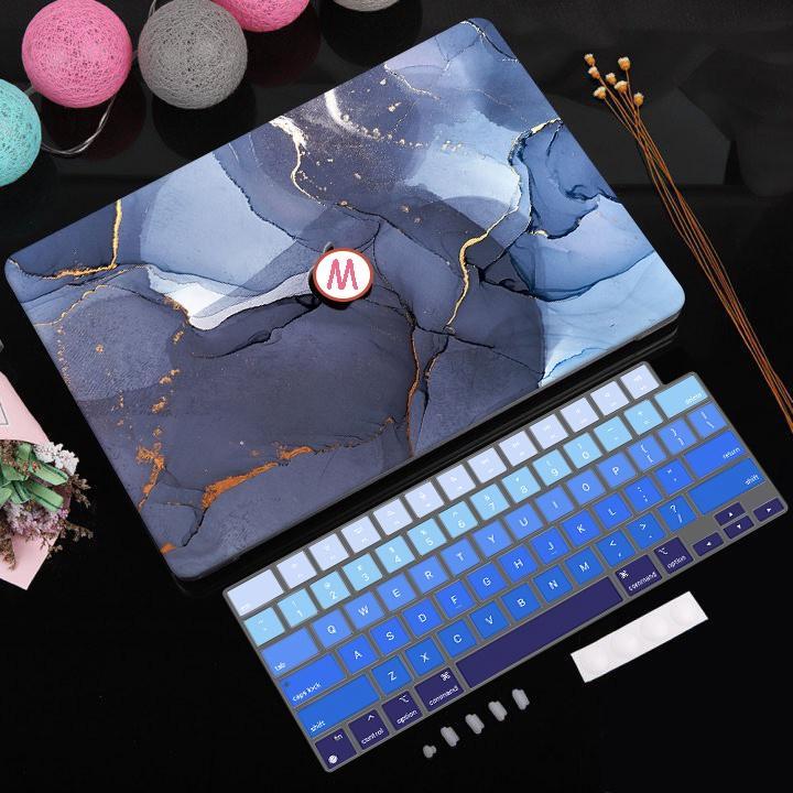 Ốp Lưng Họa Tiết Đá Hoa Cương Có Bàn Phím Cho MacBook Air 13 2020 M1 A2338 A2337 A2251 A2289 A2179 Retina 12 13" touch bar 2019 A2159