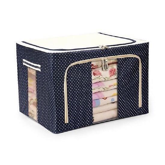 Túi đựng quần áo,hộp đựng đồ, chất liệu vải khung thép chịu lực loại lớn đa năng chống ẩm mốc
