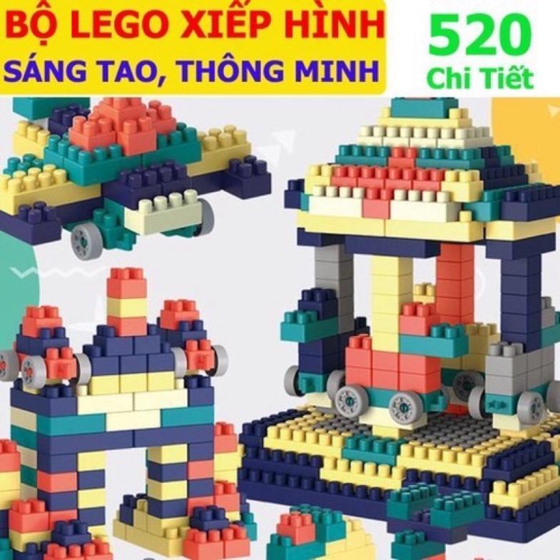 Bộ xếp hình thông minh 520 chi tiết